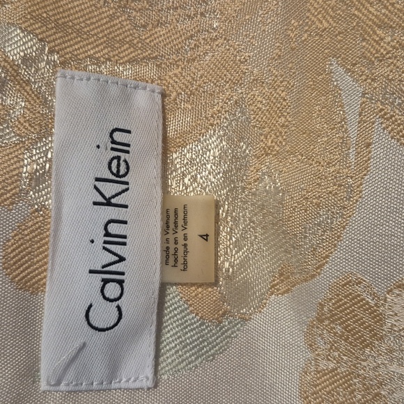 CALVIN KLEIN Metallic Floral Blazer - 4 - Picture 6 of 9